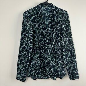 Lauren Ralph Lauren Women’s Floral Print Blouse Dress Shirt